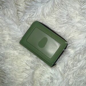 Green Leather Wallet